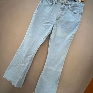 Banana Republic High Rise Flare Light Denim Jeans size 30